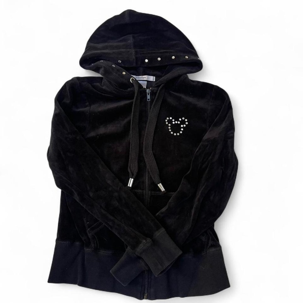 Disney parks velvet zip‎ up